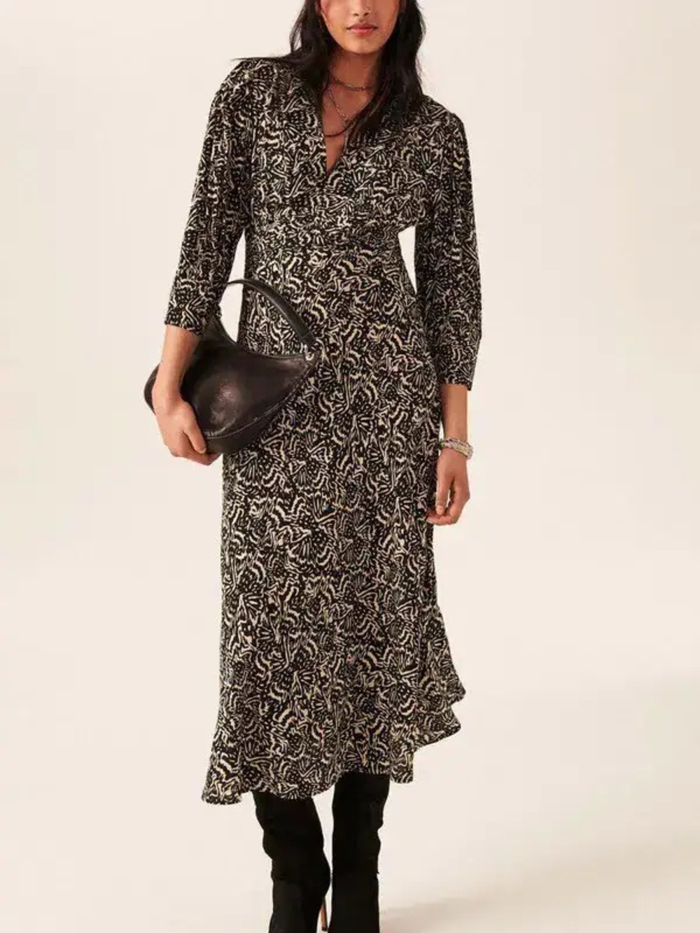 Ba&sh Dress Loa Graphic Print